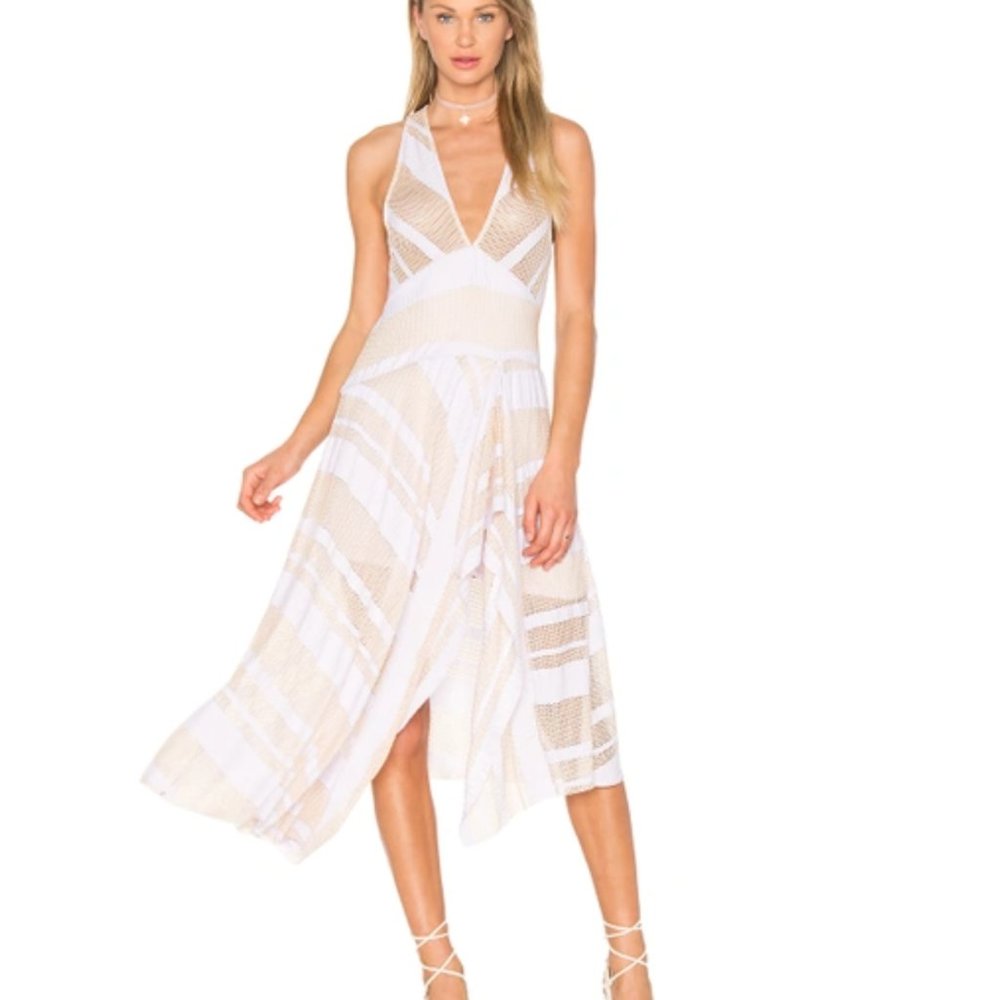 Free People ADRIEN STRIPE DRESS NWT XS